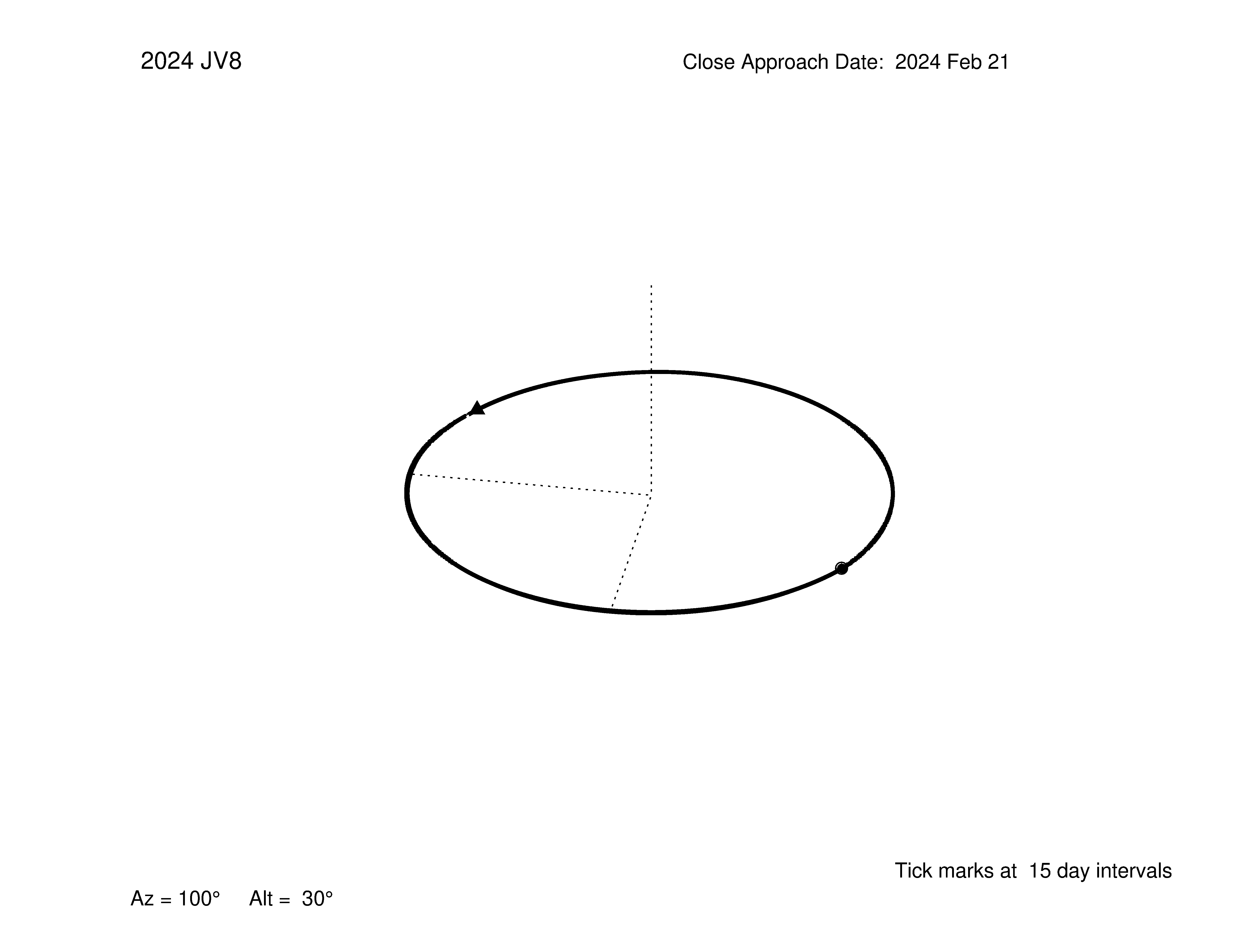 oblique view of orbit