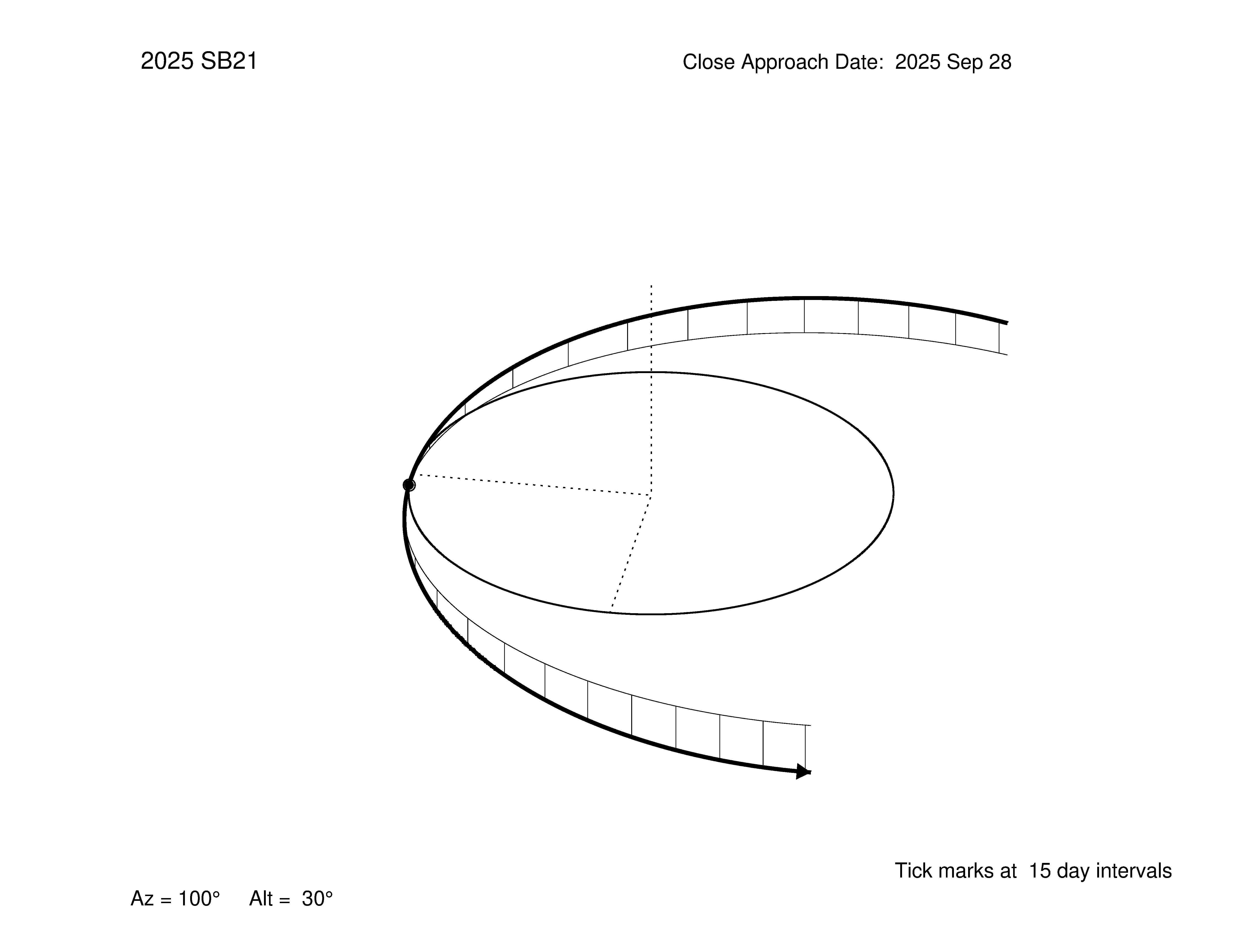 oblique view of orbit