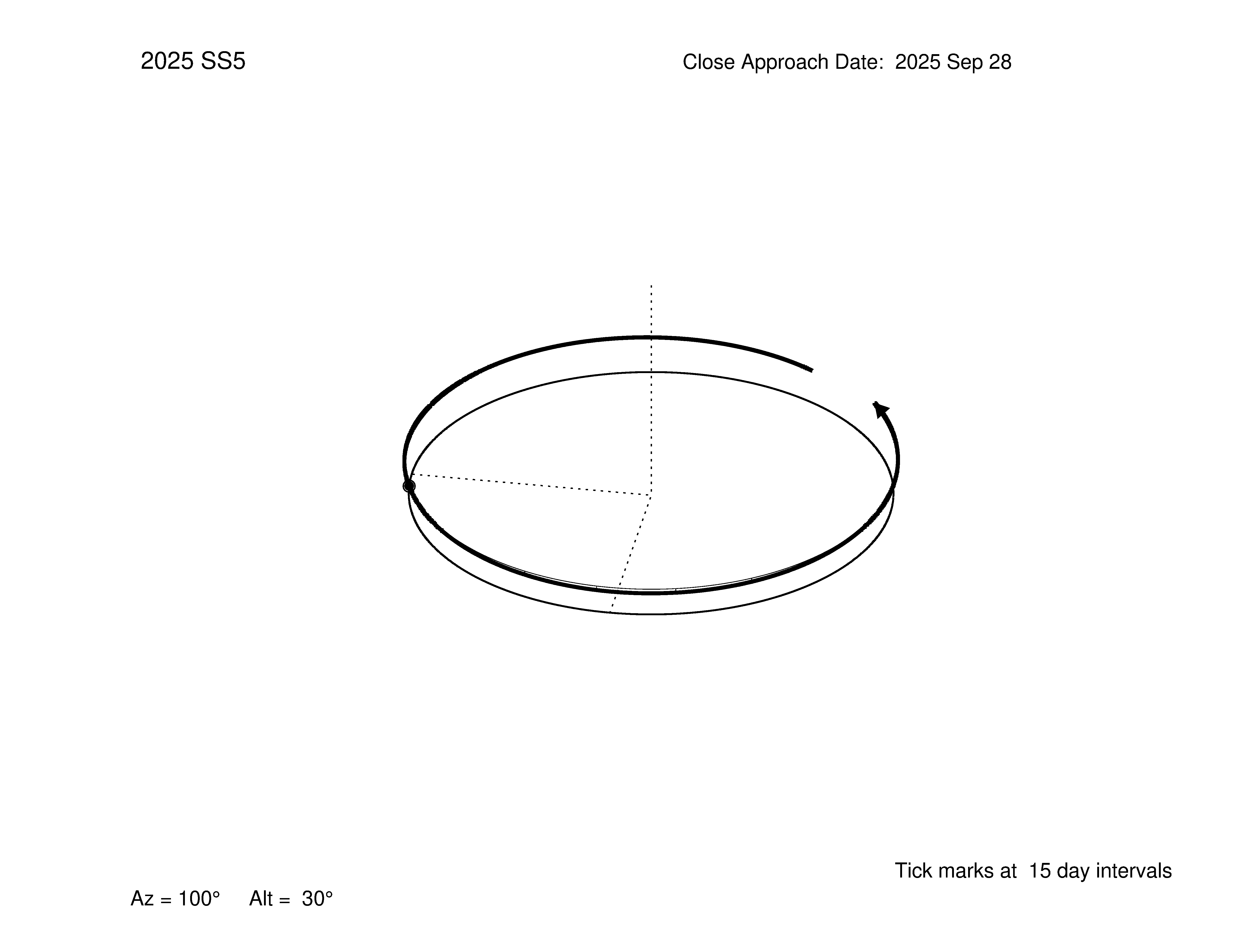 oblique view of orbit