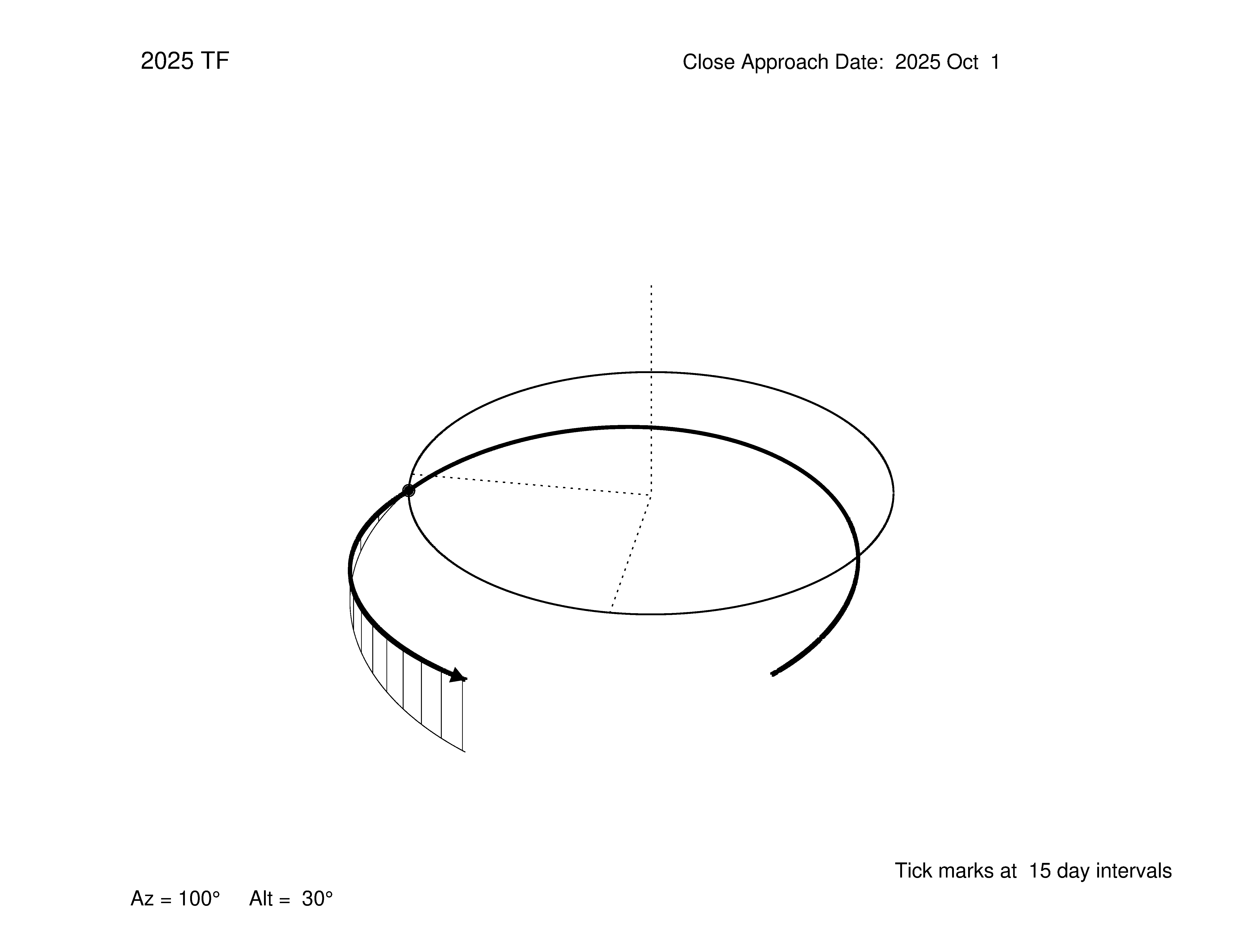 oblique view of orbit
