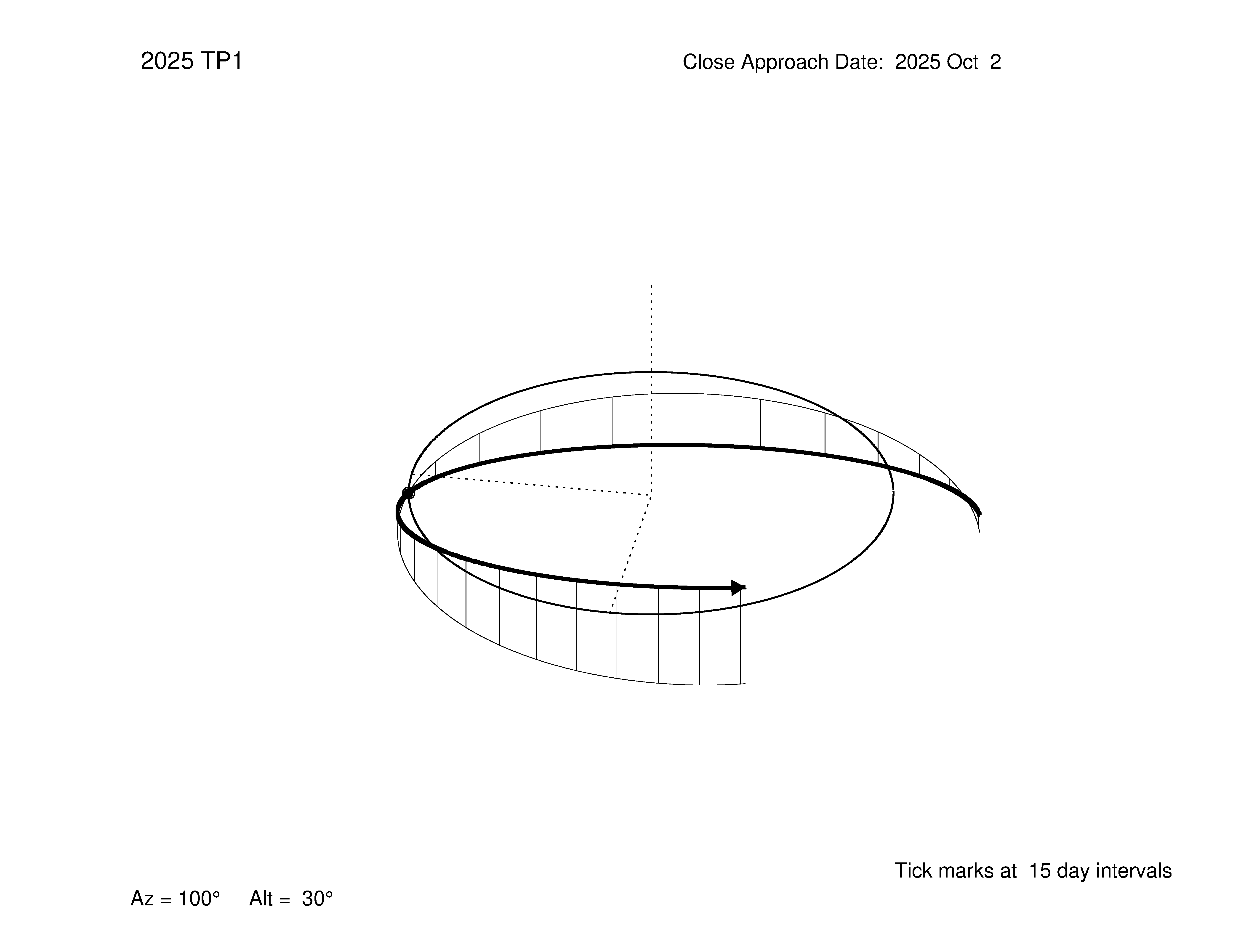 oblique view of orbit