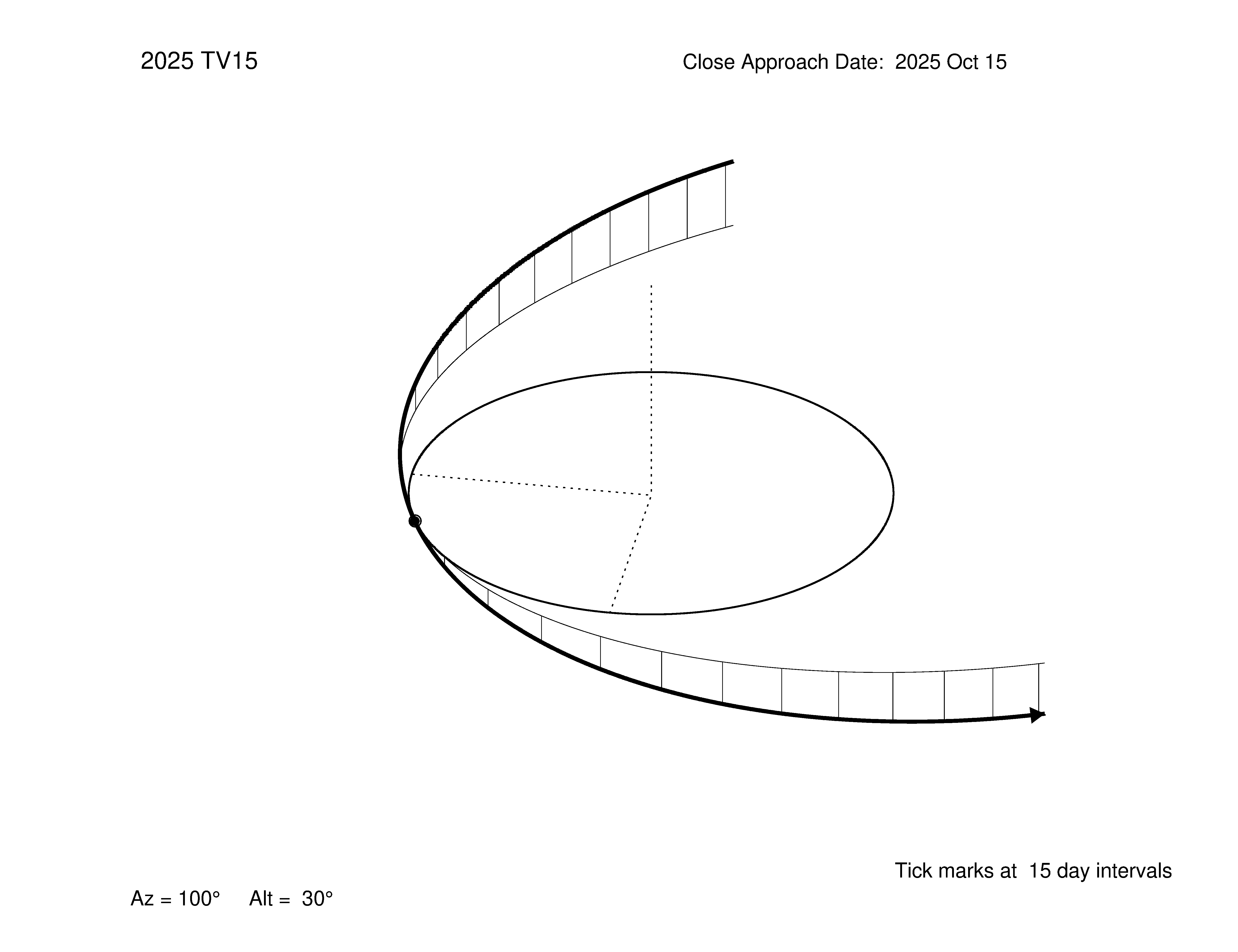 oblique view of orbit