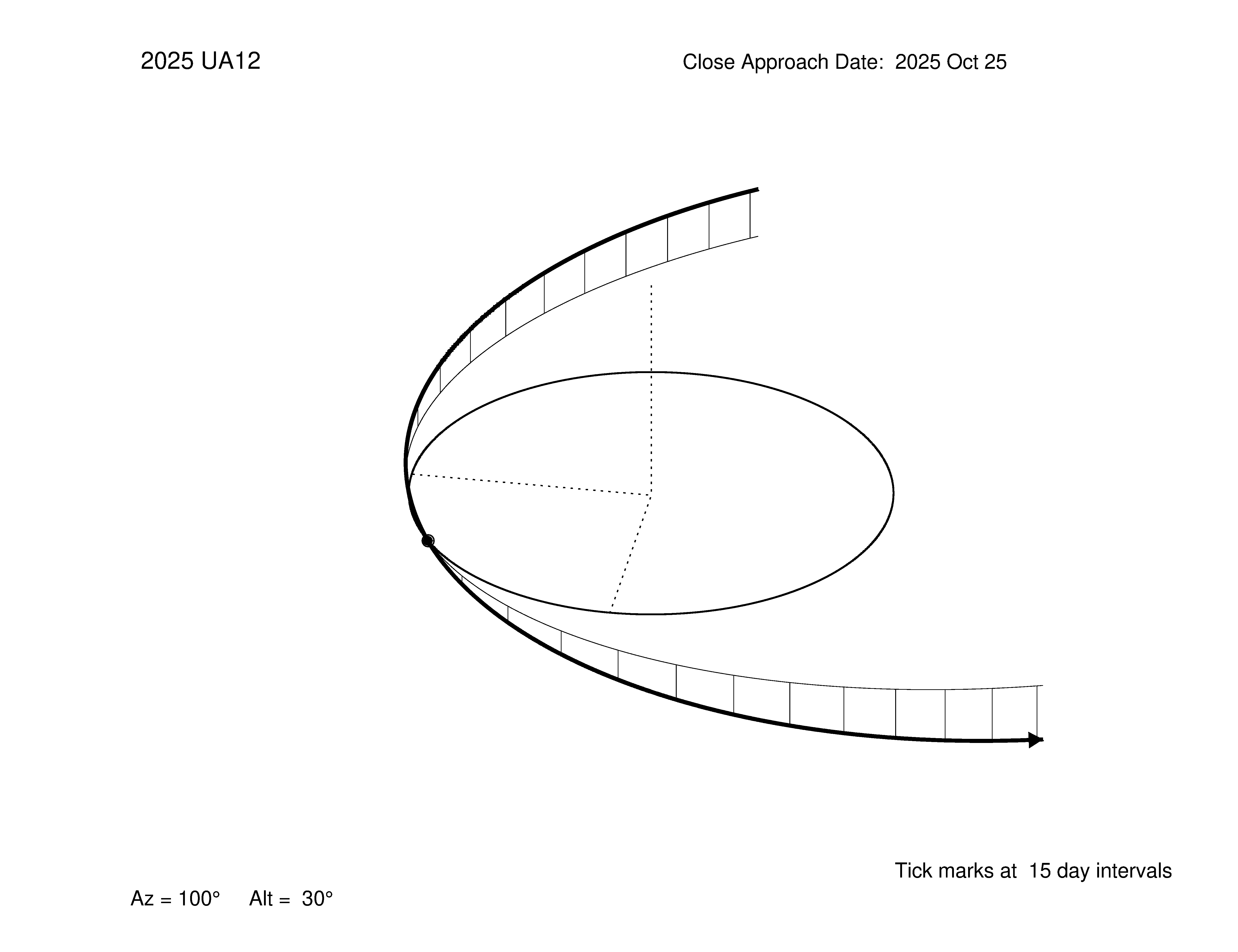 oblique view of orbit