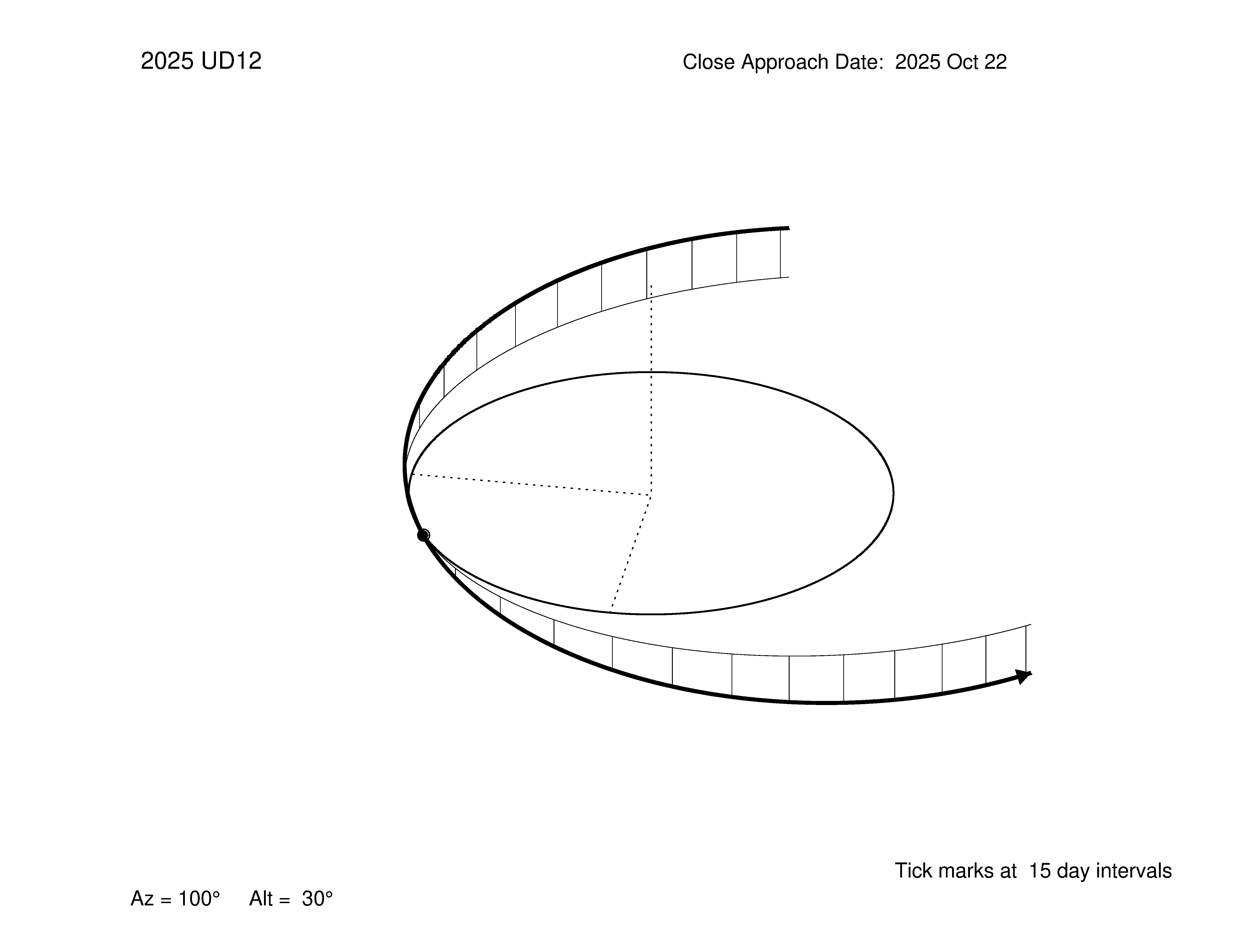 oblique view of orbit