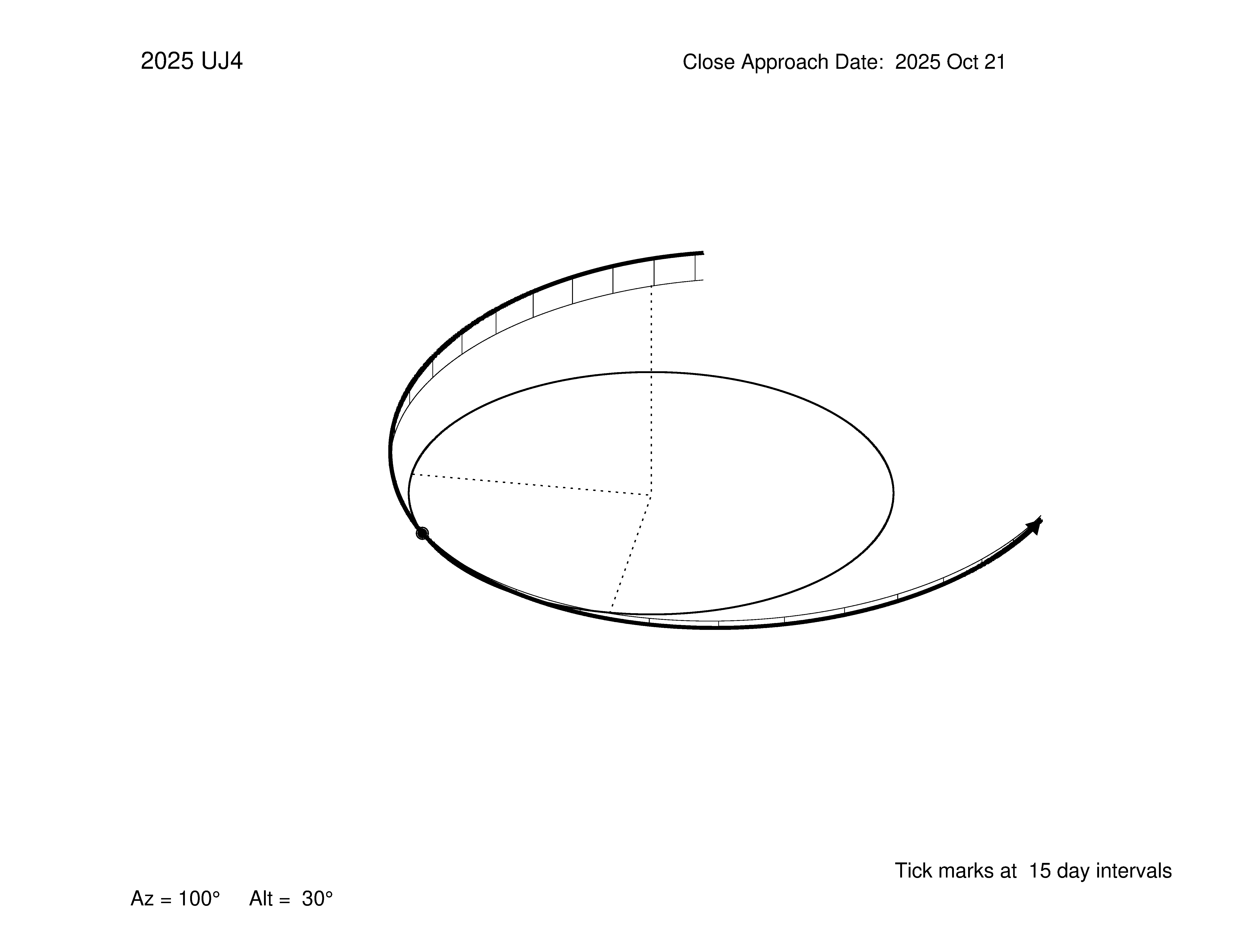 oblique view of orbit
