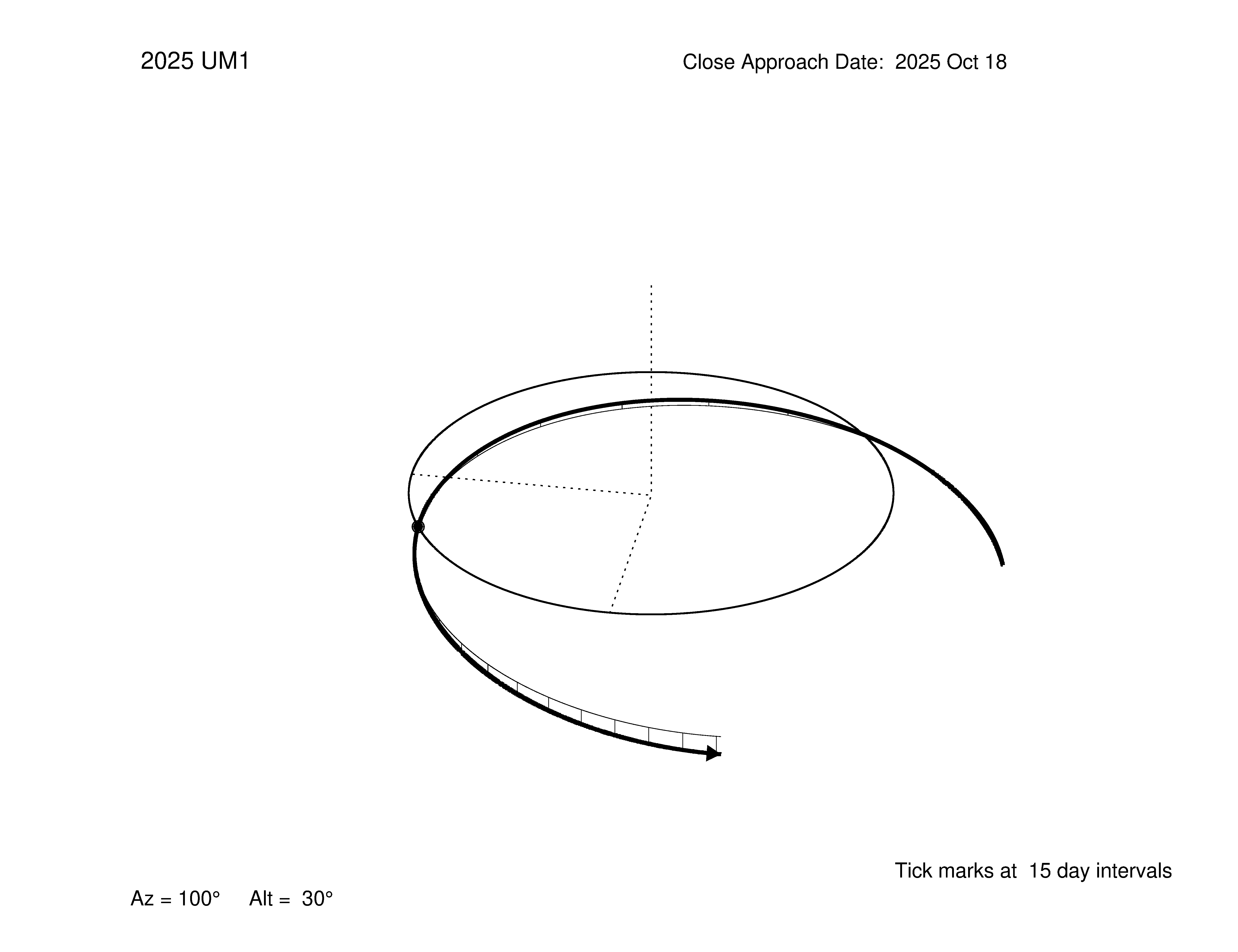 oblique view of orbit
