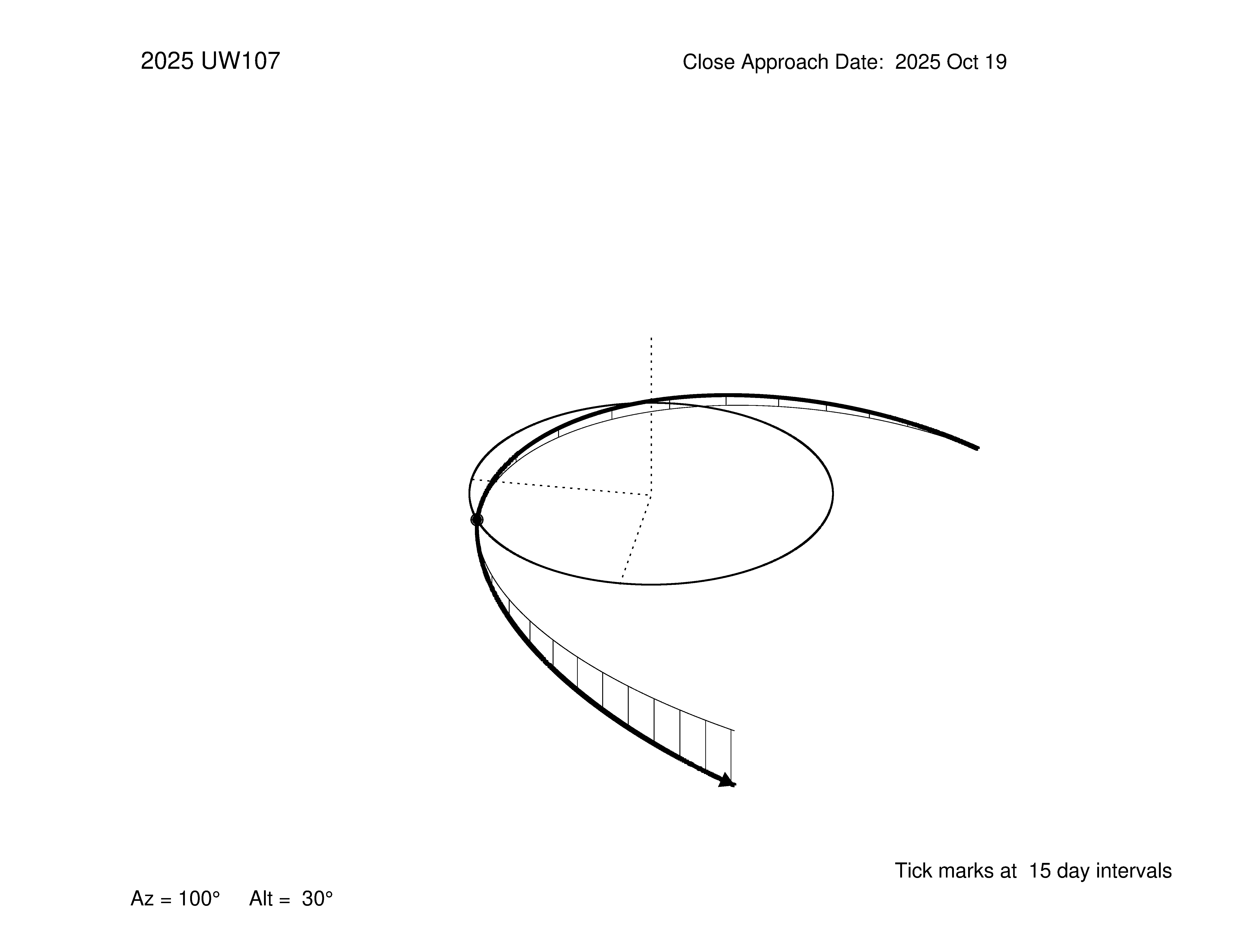 oblique view of orbit